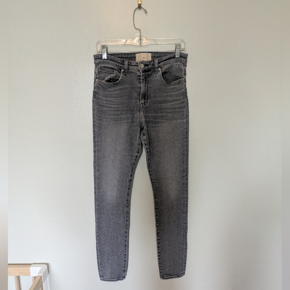 CQY Jeans Skinny High Waisted Grey 30